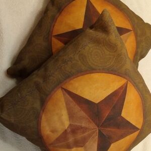 Star Pattern Throw Pillows